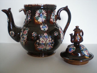 barge teapot - restored